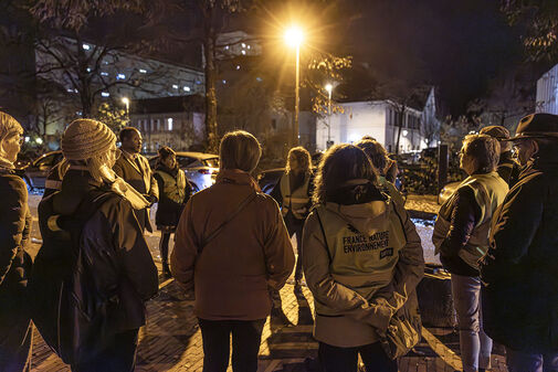 éclairage public à Chambéry