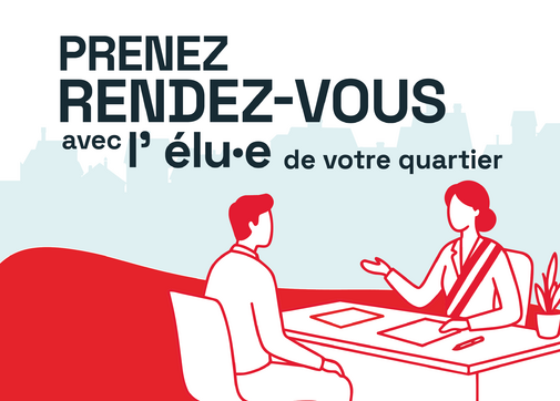 Prenez rendez-vous avec votre élu·e de quartier