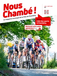 Image de la couverture du magazine de la Ville de Chambéry "Nous Chambé"