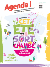 Page de couverture de l'agenda de l'été 2026