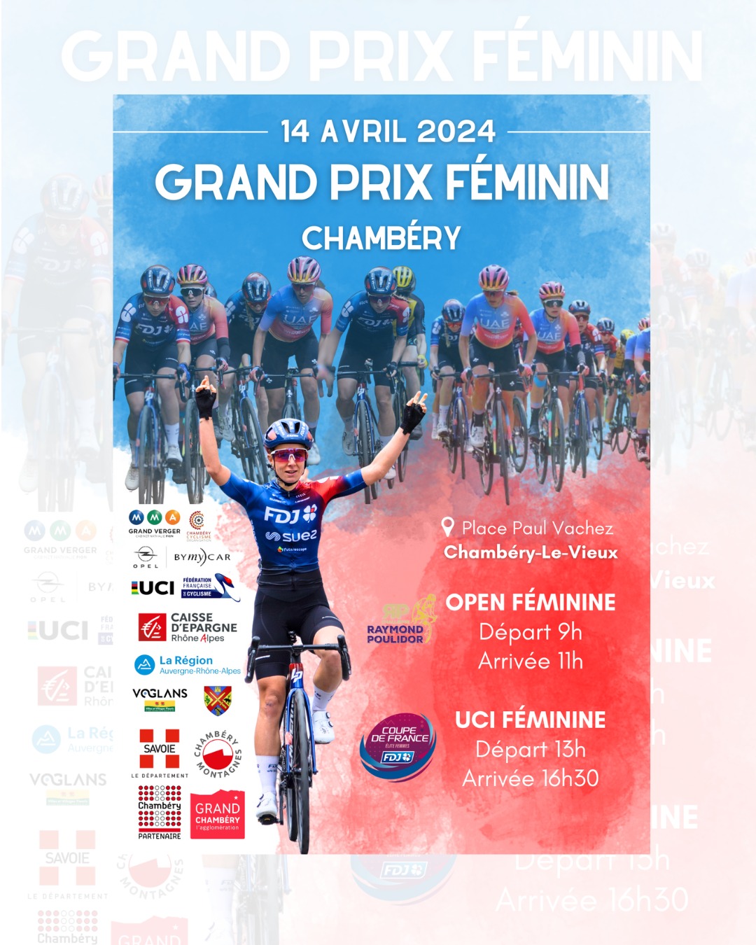 Grand prix féminin de cyclisme à Chambéry 2024