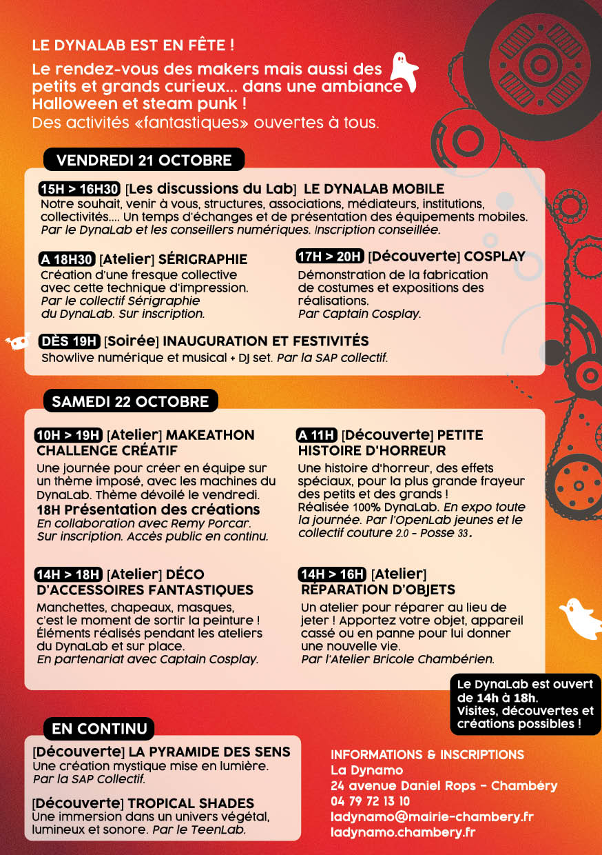 programme fete du dynalab