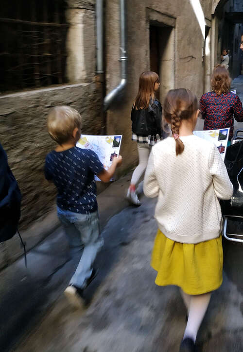 Visite de Chambéry pour les enfants