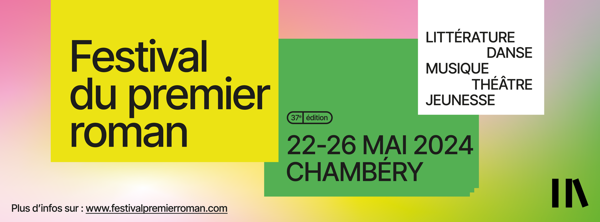 Affiche festival du premier roman