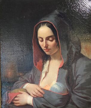 Avant 2 : Benoît-Hermogaste Molin, Maternité, 1840, huile sur toile