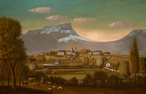 Pierre Maillet, Myans et le col du Granier, vers 1880