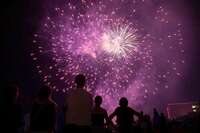 Feu d'artifice à Chambéry