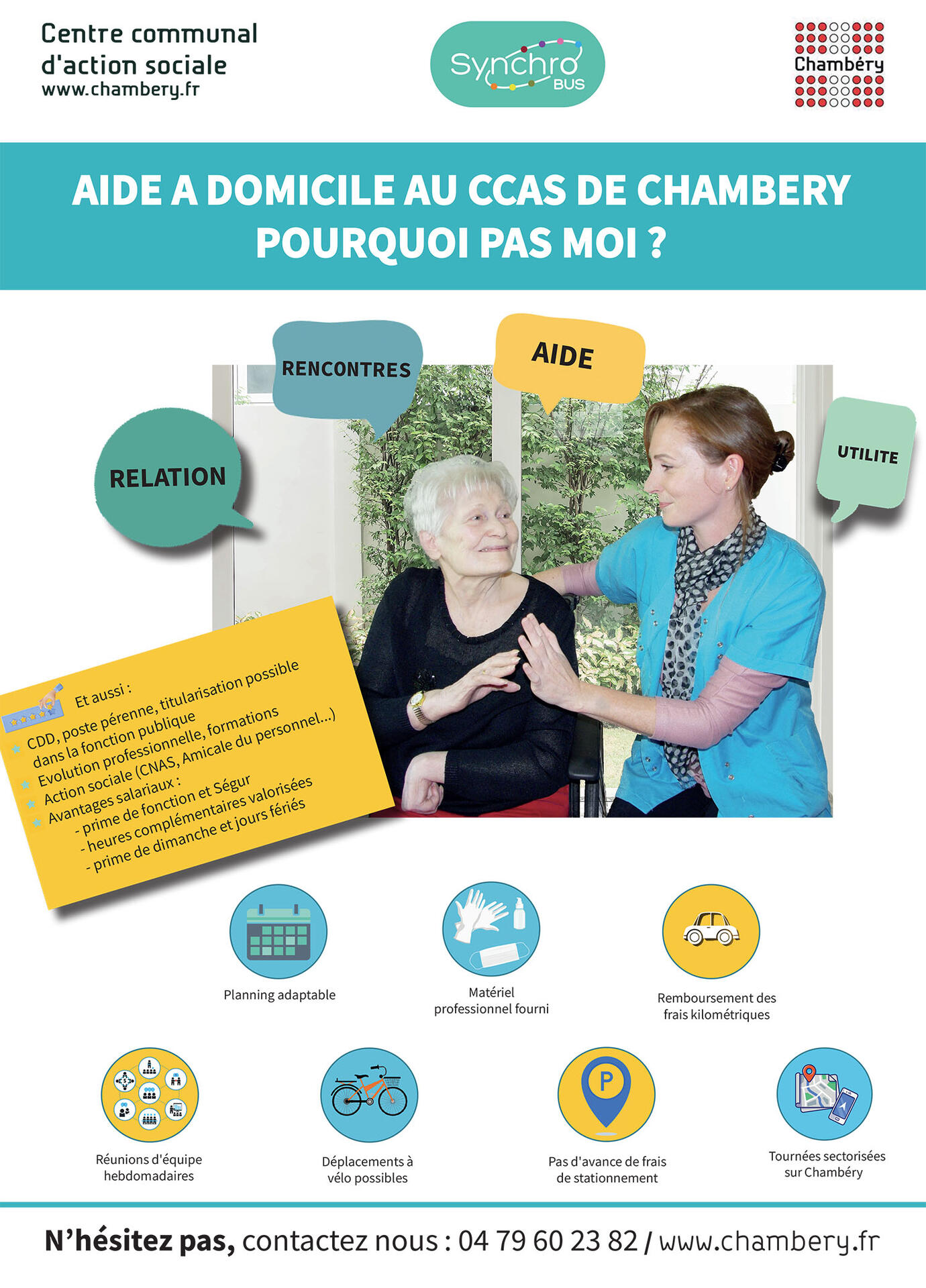 Affiche emploi aide à domicile